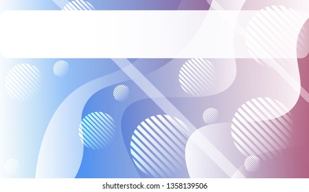 Abstract Background With Dynamic Effect. For Futuristic Ad, Booklets. Vector Illustration with Color Gradient