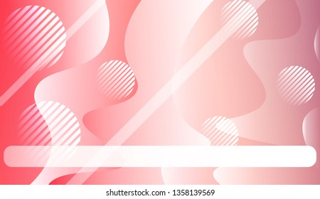 Abstract Background With Dynamic Effect. For Futuristic Ad, Booklets. Vector Illustration with Color Gradient