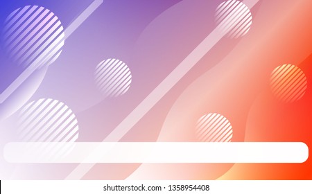 Abstract Background With Dynamic Effect. For Futuristic Ad, Booklets. Vector Illustration with Color Gradient
