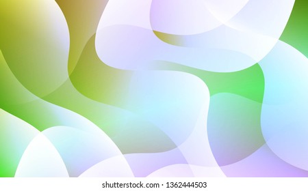 Abstract Background With Dynamic Effect. For Futuristic Ad, Booklets. Vector Illustration with Color Gradient