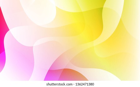 Abstract Background With Dynamic Effect. For Futuristic Ad, Booklets. Vector Illustration with Color Gradient