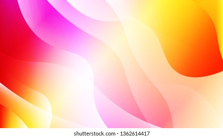 Abstract Background With Dynamic Effect. For Futuristic Ad, Booklets. Vector Illustration with Color Gradient