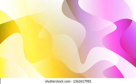 Abstract Background With Dynamic Effect. For Futuristic Ad, Booklets. Vector Illustration with Color Gradient