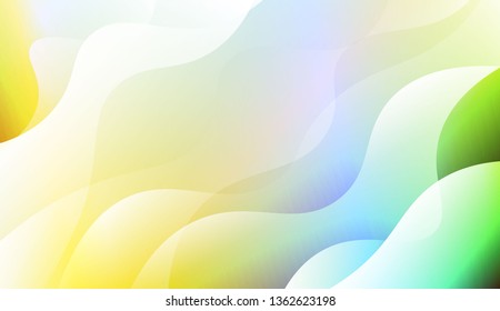 Abstract Background With Dynamic Effect. For Futuristic Ad, Booklets. Vector Illustration with Color Gradient