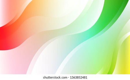 Abstract Background With Dynamic Effect. For Futuristic Ad, Booklets. Vector Illustration with Color Gradient