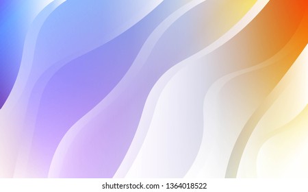 Abstract Background With Dynamic Effect. For Futuristic Ad, Booklets. Vector Illustration with Color Gradient