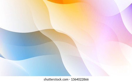 Abstract Background With Dynamic Effect. For Futuristic Ad, Booklets. Vector Illustration with Color Gradient