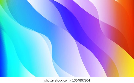 Abstract Background With Dynamic Effect. For Futuristic Ad, Booklets. Vector Illustration with Color Gradient