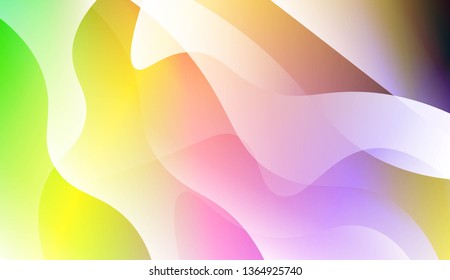 Abstract Background With Dynamic Effect. For Futuristic Ad, Booklets. Vector Illustration with Color Gradient