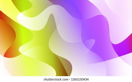 Abstract Background With Dynamic Effect. For Futuristic Ad, Booklets. Vector Illustration with Color Gradient