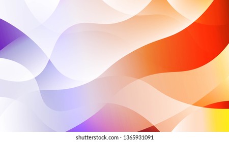 Abstract Background With Dynamic Effect. For Futuristic Ad, Booklets. Vector Illustration with Color Gradient