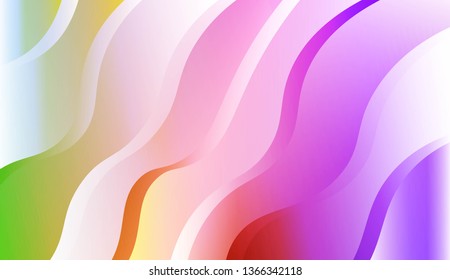 Abstract Background With Dynamic Effect. For Futuristic Ad, Booklets. Vector Illustration with Color Gradient