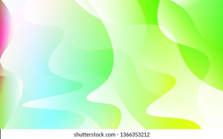 Abstract Background With Dynamic Effect. For Futuristic Ad, Booklets. Vector Illustration with Color Gradient
