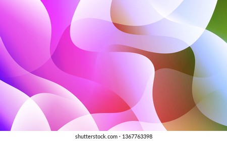 Abstract Background With Dynamic Effect. For Futuristic Ad, Booklets. Vector Illustration with Color Gradient