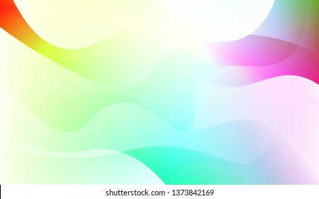 Abstract Background With Dynamic Effect. For Futuristic Ad, Booklets. Vector Illustration with Color Gradient
