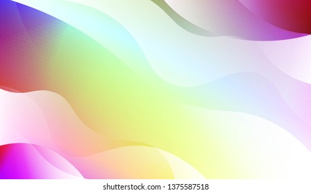 Abstract Background With Dynamic Effect. For Futuristic Ad, Booklets. Vector Illustration with Color Gradient