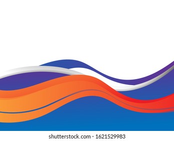 Abstract background with dynamic effect. Futuristic Technology Style. Motion. Futuristic design with bright wavy elements for advertising, posters, postcards, forms, covers, banners. Creative design. 