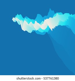 Abstract Background. Dynamic Effect. Futuristic Technology Style. Motion Vector Illustration.