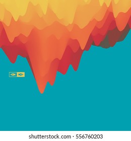 Abstract Background. Dynamic Effect. Futuristic Technology Style. Motion Vector Illustration.