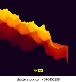 Abstract Background. Dynamic Effect. Futuristic Technology Style. Motion Vector Illustration.