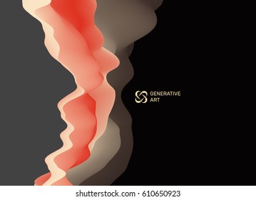 Abstract background with dynamic effect. Futuristic Technology Style. Motion Vector Illustration.