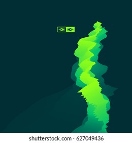 Abstract Background. Dynamic Effect. Futuristic Technology Style. Motion Vector Illustration. 