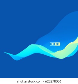 Abstract Background. Dynamic Effect. Futuristic Technology Style. Motion Vector Illustration. 