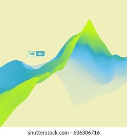 Abstract Background. Dynamic Effect. Futuristic Technology Style. Vector Illustration. 