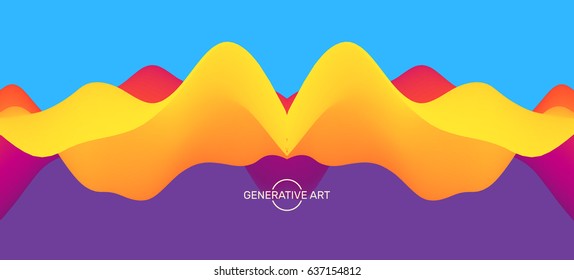 Abstract background with dynamic effect. Futuristic technology style. Motion vector illustration.