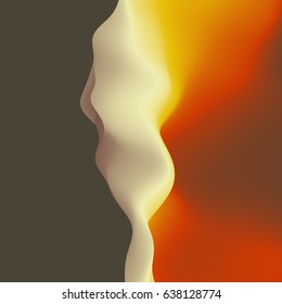 Abstract Background. Dynamic Effect. Futuristic Technology Style. Motion Vector Illustration. 