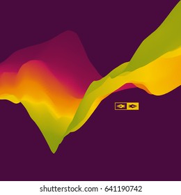 Abstract Background. Dynamic Effect. Futuristic Technology Style. Motion Vector Illustration. 