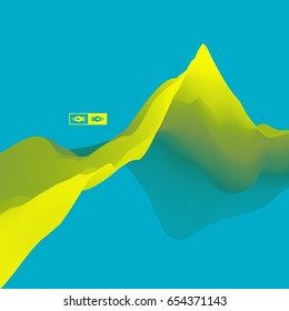 Antecedentes abstractos. Efecto dinámico. Estilo Tecnológico Futurista. Ilustración de vectores de movimiento. 