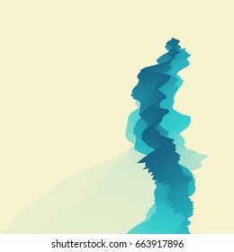 Abstract Background. Dynamic Effect. Futuristic Technology Style. Motion Vector Illustration. 