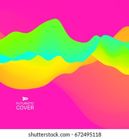 Abstract Background. Dynamic Effect. Futuristic Technology Style. Motion Vector Illustration.