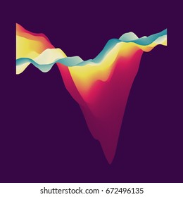 Abstract Background. Dynamic Effect. Futuristic Technology Style. Motion Vector Illustration. 
