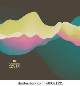 Abstract Background. Dynamic Effect. Futuristic Technology Style. Motion Vector Illustration.