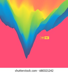 Antecedentes abstractos. Efecto dinámico. Estilo Tecnológico Futurista. Ilustración de vectores de movimiento. 