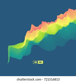 Abstract background. Dynamic effect. Futuristic technology style. Motion vector illustration.