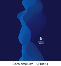 Abstract background. Dynamic effect. Futuristic technology style. Motion vector illustration.