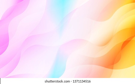 Abstract Background With Dynamic Effect. Gradient Blurred Abstract Background. For Wallpaper, Background, Print. Vector Illustration