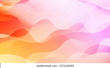 Abstract Background With Dynamic Effect. Gradient Blurred Abstract Background. For Wallpaper, Background, Print. Vector Illustration