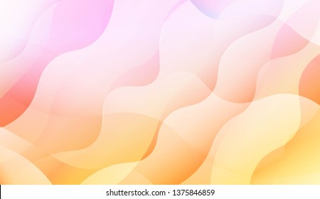 Abstract Background With Dynamic Effect. Gradient Blurred Abstract Background. For Wallpaper, Background, Print. Vector Illustration