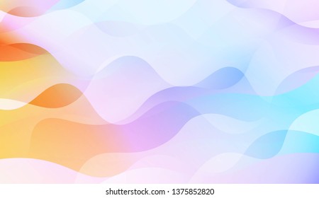 Abstract Background With Dynamic Effect. Gradient Blurred Abstract Background. For Wallpaper, Background, Print. Vector Illustration