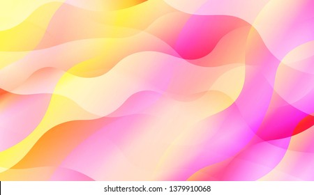 Abstract Background With Dynamic Effect. Gradient Blurred Abstract Background. For Wallpaper, Background, Print. Vector Illustration