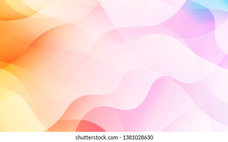 Abstract Background With Dynamic Effect. Gradient Blurred Abstract Background. For Wallpaper, Background, Print. Vector Illustration