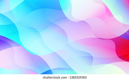 Abstract Background With Dynamic Effect. Gradient Blurred Abstract Background. For Wallpaper, Background, Print. Vector Illustration
