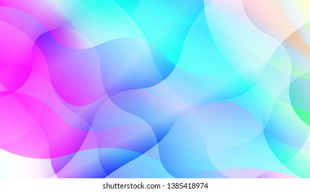 Abstract Background With Dynamic Effect. Gradient Blurred Abstract Background. For Wallpaper, Background, Print. Vector Illustration