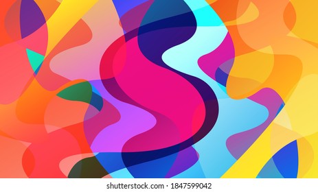 Abstract background with dynamic effect. Modern pattern Suitable For Wallpaper, Banner, Background, Card, Book Illustration, landing page, gift, cover, flyer, report, bussiness, social media