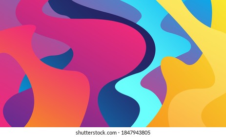 Abstract background with dynamic effect. Modern pattern Suitable For Wallpaper, Banner, Background, Card, Book Illustration, landing page, gift, cover, flyer, report, bussiness, social media