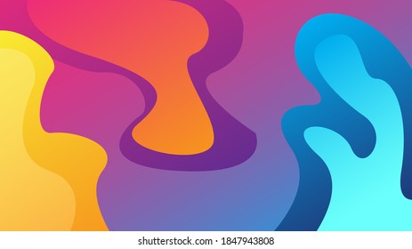 Abstract background with dynamic effect. Modern pattern Suitable For Wallpaper, Banner, Background, Card, Book Illustration, landing page, gift, cover, flyer, report, bussiness, social media